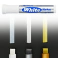thumbnail image 2 of Plastic Oil Paint Marker, White1 Metallic Marker Medium Tip, Medium Tip Oil Paint Marker, Gold Silver White Metallic Marker for Stone, Wood, Metal, Glass, Ceramic, Smooth Writing, by Goohae, 2 of 9