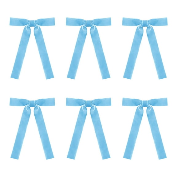 6pcs Velvet Christmas Tree Bows – Luxury Bow Decorations for Tree, Wreath, Garland & Holiday Gift Wrapping, Christmas Decorations