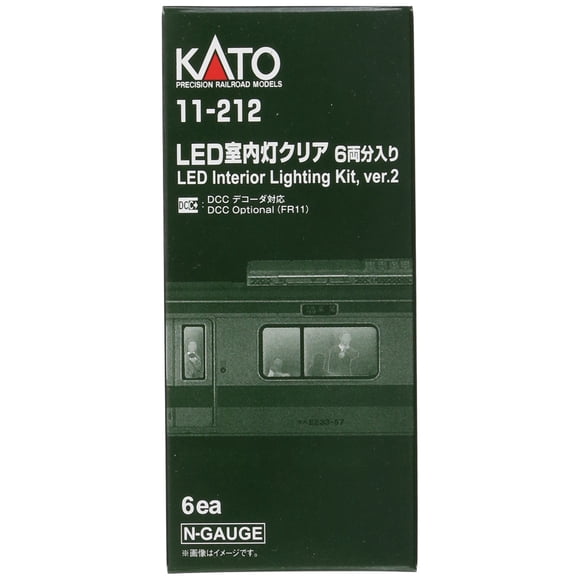 Kato USA Inc. N Kit de luces para automóvil de pasajeros LED blanco (6) KAT11212