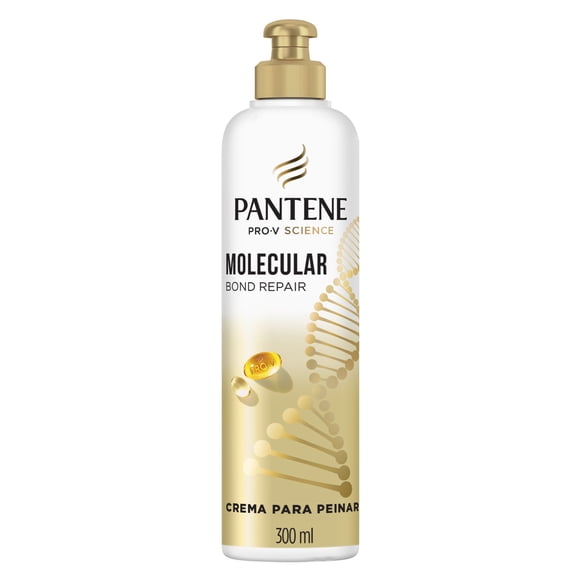 Crema para Peinar Pantene Molecular Bond Repair, Cabello Dañado Débil sin Definición 300 ml