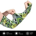 thumbnail image 3 of Daiia Football Doodle UV Sun Protection Arm Sleeves - Cooling Compression Arm Sleeve - Sports & UV Arm Sleeves for Men & Women, 3 of 8