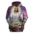 thumbnail image 5 of Sudadera con capucha de Jesús con estampado cristiano en 3D para hombre y mujer, moda Y2K, sudadera con capucha de gran tamaño, ropa de calle, jerséis con capucha, ropa para niños, 5 of 5