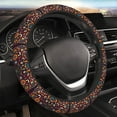 thumbnail image 4 of Kdxio Colorful Mexican2 Print Elastic Stretch Steering Wheel Cover,Auto Steering Wheel Cover,15 Inch Anti-Slip,Warm in Winter and Cool in Summer,Fit Suvs,Vans Cars,Trucks, 4 of 7
