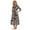 C, variant on Womens Long Sleeve Bathrobe Nightgowns Soft Floral Cotton Night Shirts Sleepwear Robe Night Gown Sleep Shirt Pajama Dress S-2XL