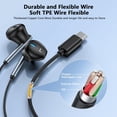thumbnail image 5 of Earbuds USB C Headphone for Samsung Galaxy A17 A16 5G A15 A35 S25 Ultra S24 FE S23 S22 S21 S20 Type C Earphones with Mic Volume Control Wired Earbud USB C for iPhone 17 16 15 Pro Max 16e, 5 of 7