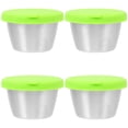 thumbnail image 1 of juegos de platos para salsa de cocina, tazas para salsa casera, tazas para condimentos y salsas para refrigerios con tapas, 1 of 5