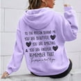 thumbnail image 4 of XINXIAOO Women's Sweatshirts Hoodies Long Sleeve Hoodie Hoodies for Women Pullover Unisex Hoodie Purple Sweatshirt Womens Women Fall Outfits Cute Womens Clothes, 4 of 4
