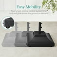 thumbnail image 3 of Best Choice Products Mobile Umbrella Base, Fillable Heavy-Duty Market Stand w/4 Wheels, 2 Locks, 120lb Capacity - Black, 3 of 8