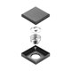 thumbnail image 2 of Drenaje de ducha de acero inoxidable cuadrado colador de drenaje de piso accesorios de baño, 2 of 11