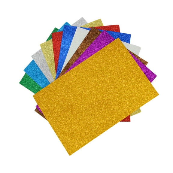 LEORX Pastel Colored Paper Foam Craft Sheets Assorted Color Handmade Craft for Interior Design 10Pcs