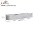 thumbnail image 2 of Grapevine Galvanized Steel Raised Garden Bed, Oval, 79IN, Silver, 2 of 4