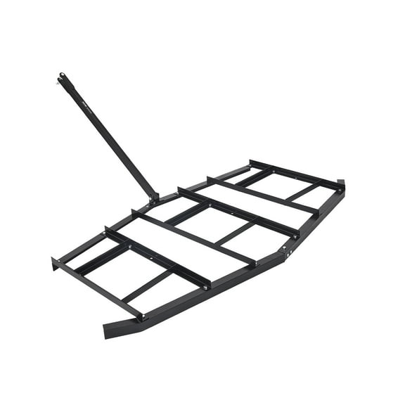 VEVOR Drag Harrow, 84" Width Tow Behind Drag Harrow, Q235 Steel Driveway Grader with Adjustable Bars & Pin Hitch, Support up to 50 lbs, Tractor Driveway Harrow for ATVs, UTVs, Garden Lawn Tractors