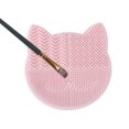 thumbnail image 3 of Unique Bargains Cat Shape Makeup Brush Storage Cleaner Pink, 3 of 6