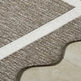 thumbnail image 5 of Hauteloom Varro Living Room, Bedroom Patio Outdoor Area Rug - Traditional - Dark Brown, Cream - 7'10" x 10', 5 of 6