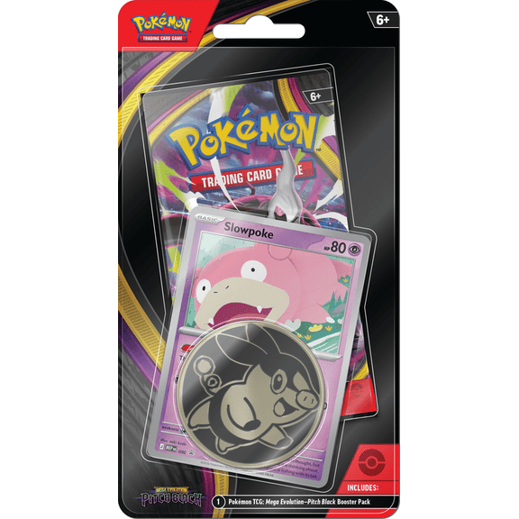Collectible Pokemon TCG: Mega Evolution - Pitch Black Checklane Blister Pack Slowpoke