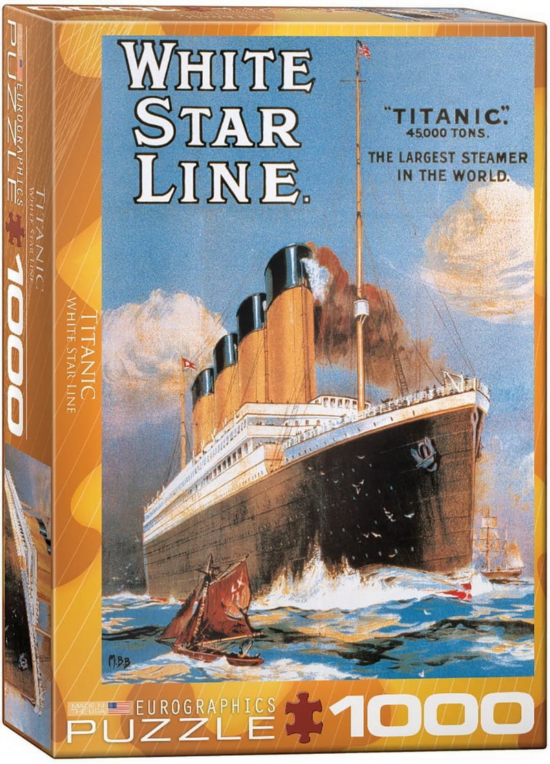 The Titanic Collection Titanic Collage 1000-Piece Jigsaw Puzzle 