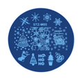 thumbnail image 1 of 1 pcs Christmas Nail Stamper Kit Snowflake Nail Art Stamping Plates Tools, 1 of 5