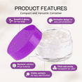 thumbnail image 2 of Beauticom 936 Pieces High Quality 20G/20ML Clear Round Acrylic Cosmetic Product Sample Travel Jars with Flat Top Lids (Purple), 2 of 5