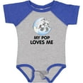thumbnail image 3 of Inktastic Raccoon My Pop Loves Me Boys or Girls Baby Bodysuit, 3 of 5