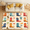 Multicolour 2, variant on CURLYOOT Western Cowboy Area Rugs for Living Room Bedroom, 4' 10" x 6' 8" Washable Rug, Cactus Sunflower Floor Carpet with Non Slip Backing for Dining Room Indoor