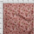 thumbnail image 2 of oneOone Viscose Jersey Dark Rose Brown Fabric Shapes Geometric Fabric For Sewing Printed Craft Fabric By The Yard 60 Inch Wide, 2 of 5
