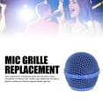 thumbnail image 2 of Mic Grille Replacement Mesh Microphone Grille Head for SM58S SM58LC BETA58 BETA58A SA M30 SV100 UT2 PGX24 SLX4 Blue, 2 of 6