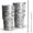 Gray Ethnic Feather, variant on 30oz Geometric Diamond Chevron Pattern Tumblers Stainless Steel Tumbler with Lid and Straw,Vacuum Insulated Double Wall Travel Tumbler Cups Mug with Cleaning Brush for Coffee,Tea