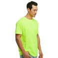 thumbnail image 5 of M&O Men's High Visibility Safety T-Shirt, Fluorescent Green Shirt 9 Pack Hi-Vis Short Sleeve, S, 5 of 5