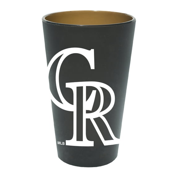 WinCraft Colorado Rockies 16oz. Team Color Silicone Pint Glass