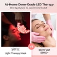 thumbnail image 3 of ARIVEA LED Red Light Therapy Face Mask – Wireless Rechargeable Skin Rejuvenation Device for Home, Travel & Facial Care, Black, 3 of 5