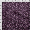 thumbnail image 4 of oneOone Velvet Pink Fabric Floral Retro Sewing Craft Projects Fabric Prints By Yard 58 Inch Wide, 4 of 5