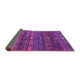 thumbnail image 2 of Ahgly Company Indoor Rectangle Abstract Purple Contemporary Area Rugs, 2' x 5', 2 of 4