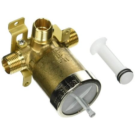 Delta R10000-UNBXHF Multichoice Universal Shower Only Valve Body, HF rough valves feature blocked tub port - no additional plug needed...