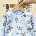 thumbnail image 5 of Gubotare Pjs for Boys Boys' Long Sleeve PJ Set - Breathable & Lightweight Fabric Size 5-6 (Blue,5-6 Years), 5 of 5