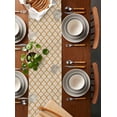 thumbnail image 4 of Christmas Blue Snowflake Texture Table Runner ration Home r Dinner Table ration Table r, 4 of 6
