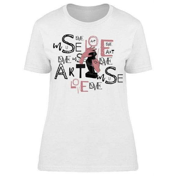 Abstract Sculpture Design T-Shirt Women -Image by Shutterstock, Female XX-Large