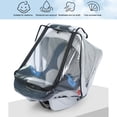 thumbnail image 4 of Toldo Impermeable a Prueba de Viento ANGGREK para Asiento de Coche de Bebé con Ventana Transparente, 4 of 8