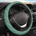 thumbnail image 4 of Uemuo Mushrooms and Flowers Printed Car Elastic Steering Wheel Cover - Universal Car Accessory for Diverse Cars Anti-Slip, and Comfortable- 15", 4 of 8