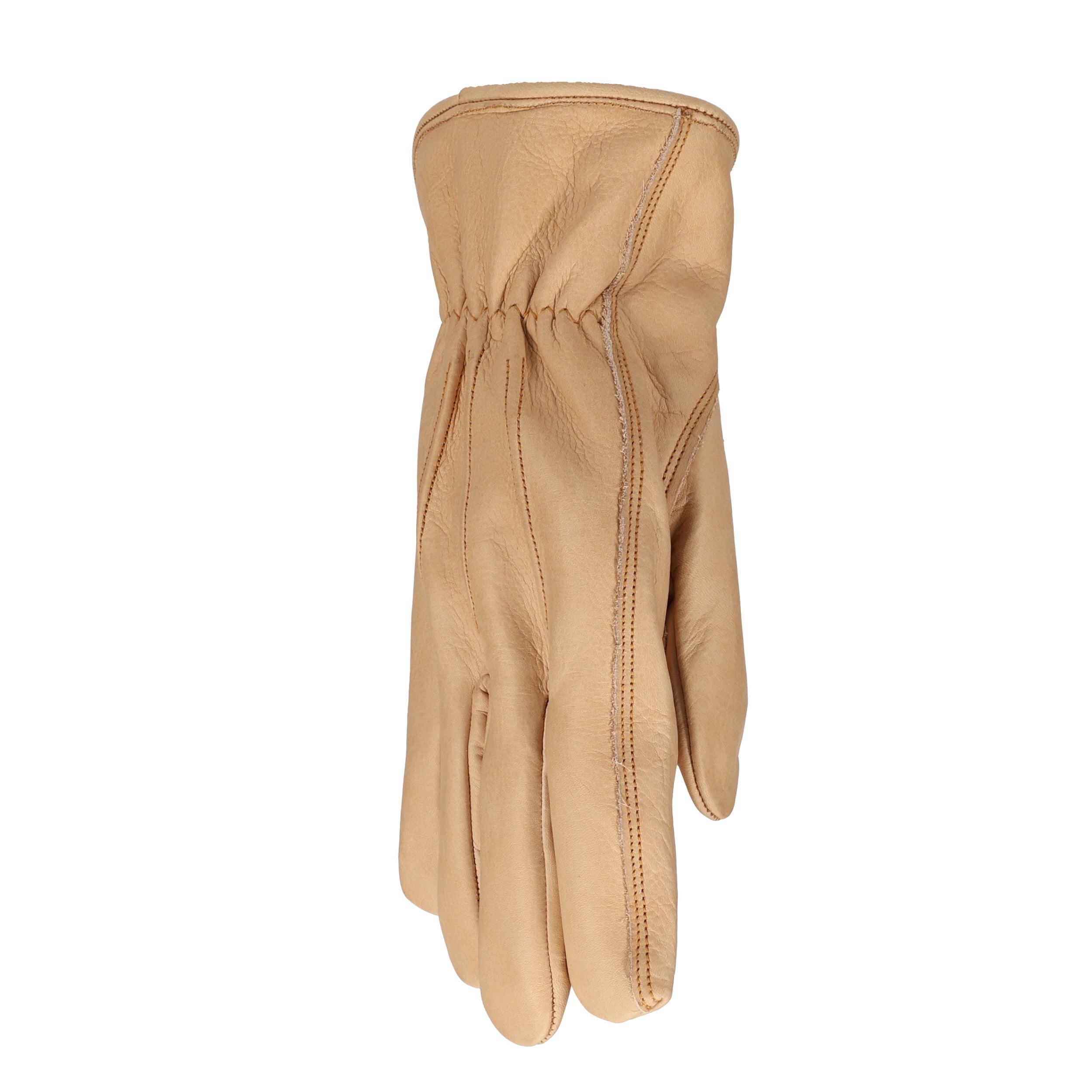 Expert Gardener Beige Water-Resistant Leather Glove Large, 1 Pair