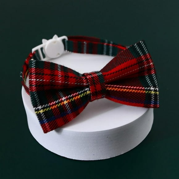 Collier pour Chat à Dégagement Rapide avec Joli Nœud Papillon et Clochette pour Minou et Certains Chiots Ajustable