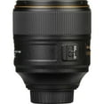 thumbnail image 6 of Nikon AF-S NIKKOR 105mm f/1.4E ED Prime Portrait Lens (20064) + Filter Kit + Cap Keeper + Cleaning Kit, 6 of 8