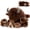 Bison-Brown, variant on MaoGoLan 20" Cow Stuffed Animal with One Baby Cow Plush Toy