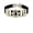 Black Leather, variant on Vintage Cross bracelet handmade jewelry with Genuine Double Leather Straps by Graciela's Collection