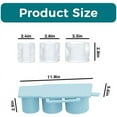 Jungdeepe Ice Cube Tray For 40 Oz Tumbler Cup Silicone Ice Cube With