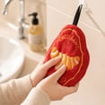 thumbnail image 5 of Mskk Dessert‑Pattern Hanging Hand Towels, Soft Absorbent Microfiber Kitchen Hand Cloths, Reusable Quick‑Dry Hanging Towels for Bathroom Kitchen Counter Sink Household Decorative Cleaning Wipes, 5 of 6