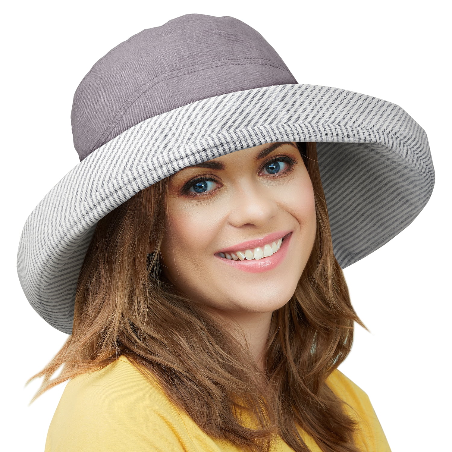 VBIGER Kids Anti-UV Sun Hat Foldable Visor Hat Children Bucket Hat Wide Brim Cap for Kids Boys Girls 4-10 Years 