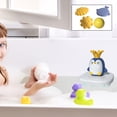 thumbnail image 2 of Juguete de pingüino para baño de bebé, juguete de chorro de agua para de 1 a 3 años, juguete de chorro para baño, juguetes interactivos para, 2 of 5
