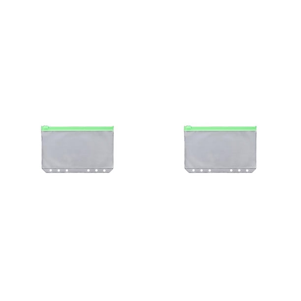 Moyic Contenedor de bolsa con cremallera de 10 piezas Bolsas de documentos de PVC convenientes Bolsa de retención de documentos Contenedores Type2 NO2