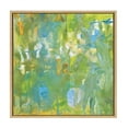thumbnail image 3 of Kate and Laurel Sylvie Mango Framed Canvas Wall Art by Mentoring Positives, 22x22 Natural, Decorative Abstract Art for Wall, 3 of 9