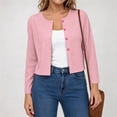 thumbnail image 2 of Brqkzdu Knit Cardigan Sweater for Womens Fall Long Sleeve Casual Button Down Cardigans Breathable Loose Comfy Lightweight Cardigan Outerwear, 2 of 9